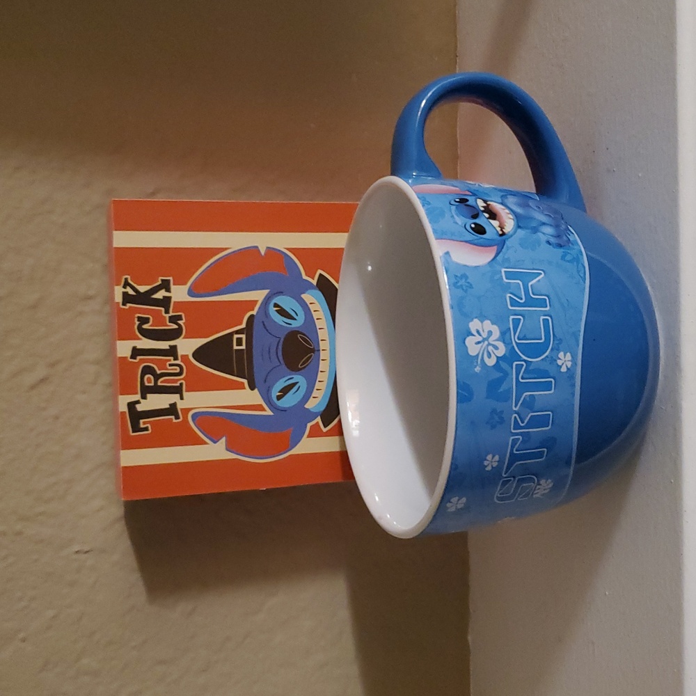 Blue Stitch Mug Large 5x4 NWT
